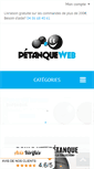 Mobile Screenshot of petanque-web.com